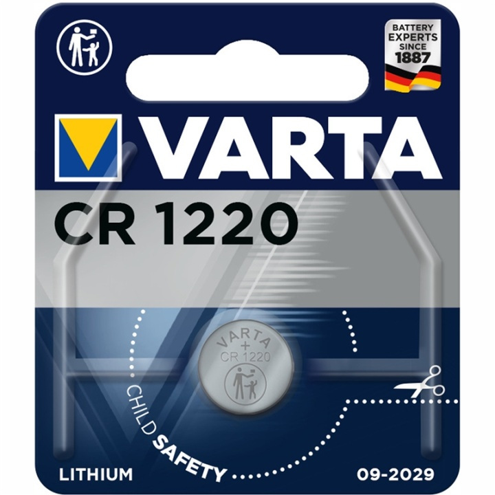 Varta CR1220 3V Lithium Knappcellsba in de groep HOME ELECTRONICS / Batterijen & Opladers / Batterijen / Knoopcel bij TP E-commerce Nordic AB (A13884)