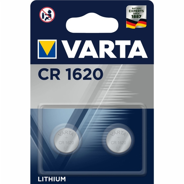 Varta CR1620 3V Lithium Knappcellsba in de groep HOME ELECTRONICS / Batterijen & Opladers / Batterijen / Knoopcel bij TP E-commerce Nordic AB (A13886)