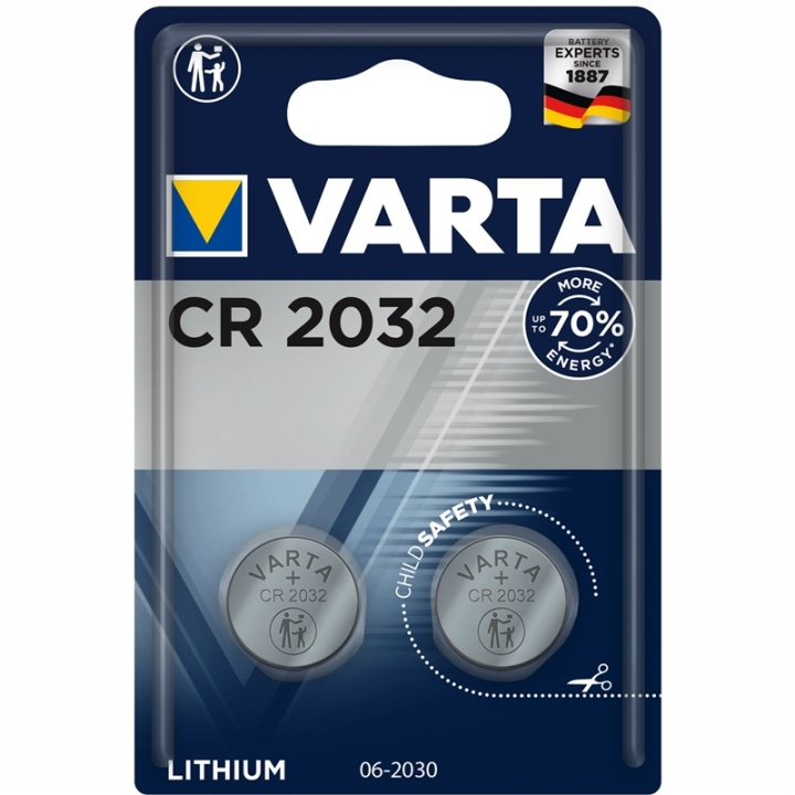 Varta CR2032 3V Lithium Knappcellsba in de groep HOME ELECTRONICS / Batterijen & Opladers / Batterijen / Knoopcel bij TP E-commerce Nordic AB (A13890)