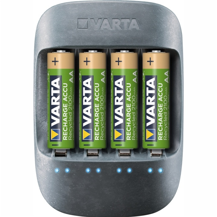 Varta Eco Charger Ekovänlig laddare in de groep HOME ELECTRONICS / Batterijen & Opladers / Batterijoplader bij TP E-commerce Nordic AB (A13894)