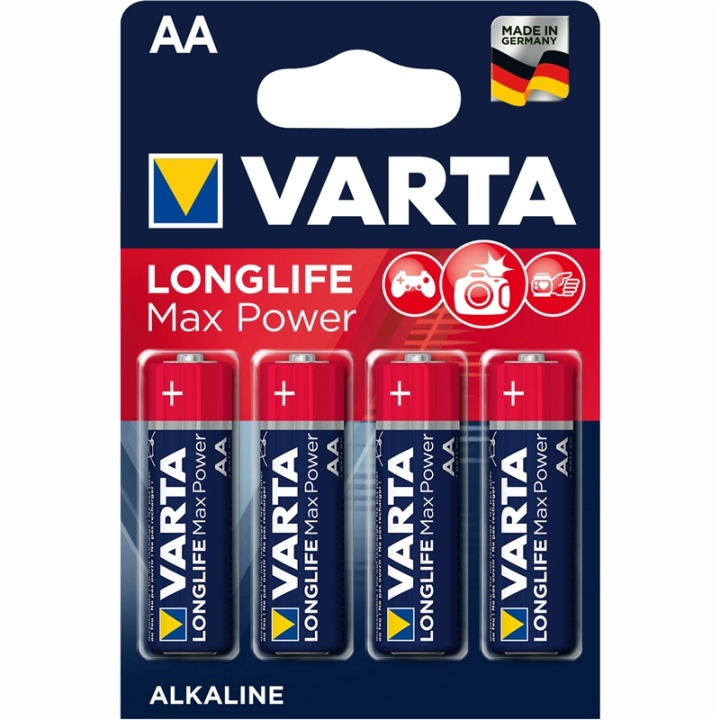 Varta Longlife Max Power AA / LR6 Ba in de groep HOME ELECTRONICS / Batterijen & Opladers / Batterijen / Batterijen voor hoortoestellen bij TP E-commerce Nordic AB (A13907)