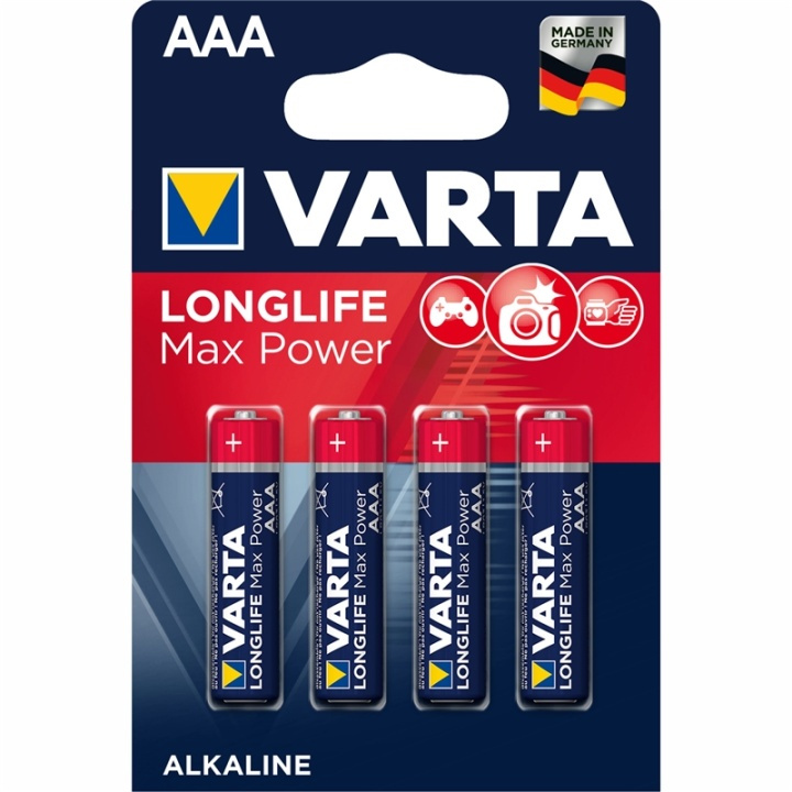 Varta Longlife Max Power AAA / LR03 in de groep HOME ELECTRONICS / Batterijen & Opladers / Batterijen / AAA bij TP E-commerce Nordic AB (A13908)