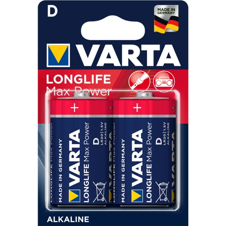 Varta Longlife Max Power D / LR20 Ba in de groep HOME ELECTRONICS / Batterijen & Opladers / Batterijen / Overigen bij TP E-commerce Nordic AB (A13910)