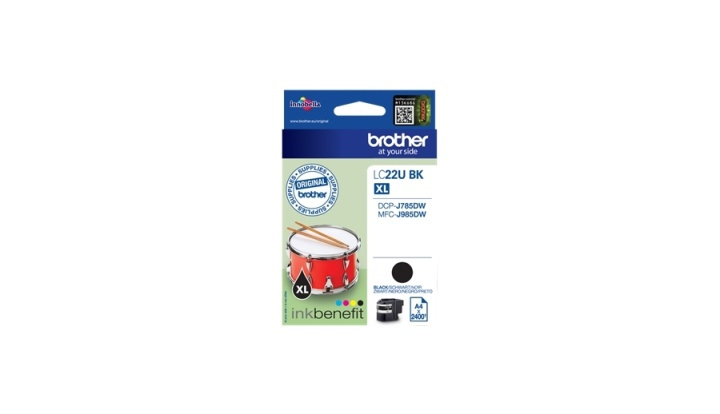 Brother LC-22UBK bläckpatroner Original Hög (XL) avkastning Svart in de groep COMPUTERS & RANDAPPARATUUR / Printers & Accessoires / Inkt & Toner / Inktpatronen / Brother bij TP E-commerce Nordic AB (A14004)