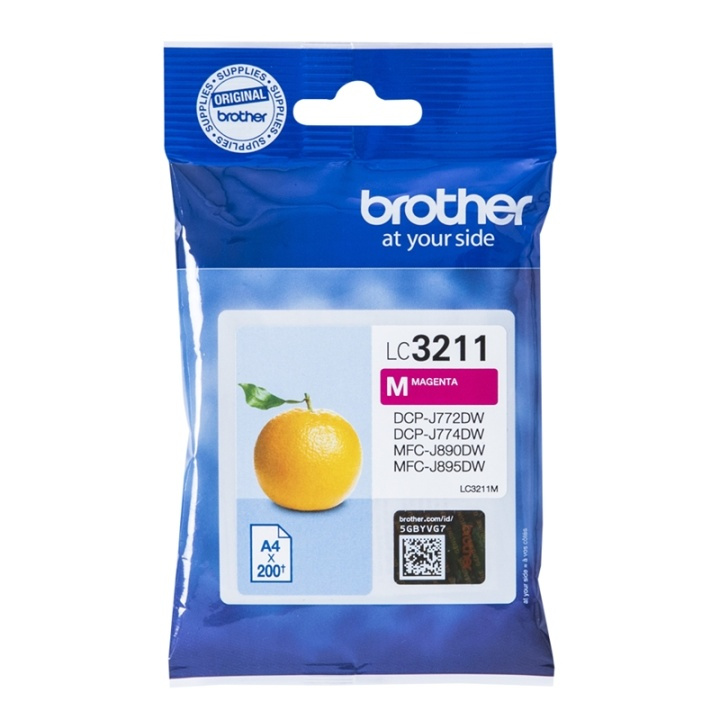 Brother LC-3211M bläckpatroner Original Standardavkastning Magenta in de groep COMPUTERS & RANDAPPARATUUR / Printers & Accessoires / Inkt & Toner / Inktpatronen / Brother bij TP E-commerce Nordic AB (A14009)