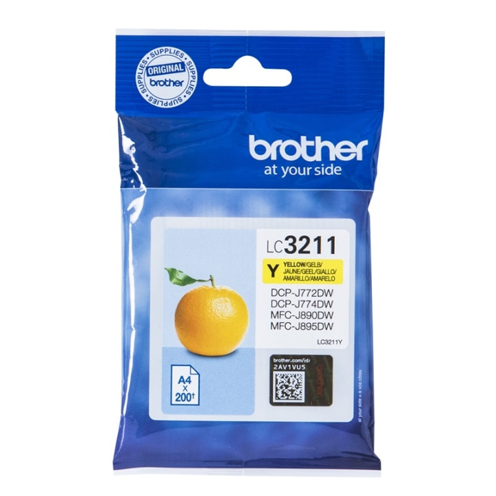 Brother LC-3211Y bläckpatroner Original Standardavkastning Gul in de groep COMPUTERS & RANDAPPARATUUR / Printers & Accessoires / Inkt & Toner / Inktpatronen / Brother bij TP E-commerce Nordic AB (A14010)