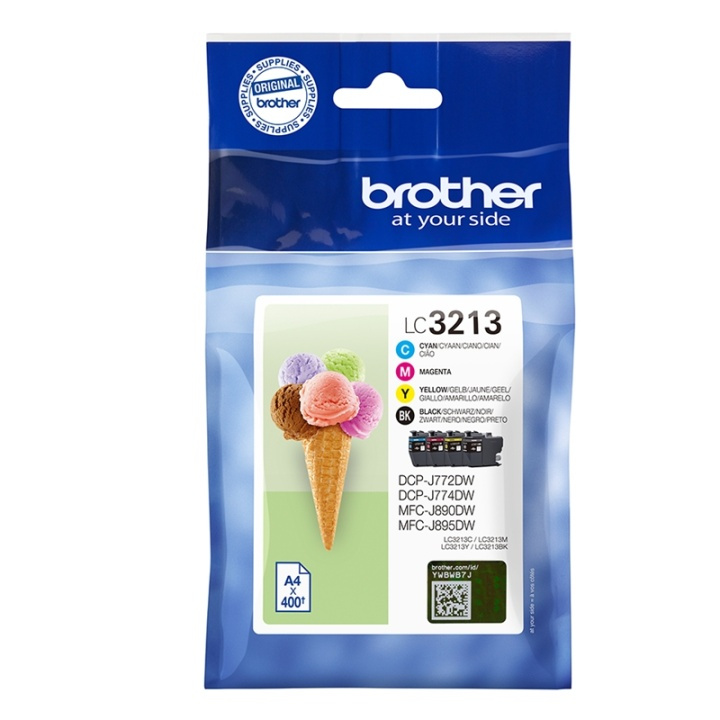 Brother LC-3213VALDR bläckpatroner Original Hög (XL) avkastning Svart, Cyan, Mag in de groep COMPUTERS & RANDAPPARATUUR / Printers & Accessoires / Inkt & Toner / Inktpatronen / Brother bij TP E-commerce Nordic AB (A14011)