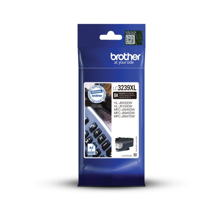 Brother LC-3239XLBK bläckpatroner 1 styck Original Hög (XL) avkastning Svart in de groep COMPUTERS & RANDAPPARATUUR / Printers & Accessoires / Inkt & Toner / Inktpatronen / Brother bij TP E-commerce Nordic AB (A14029)