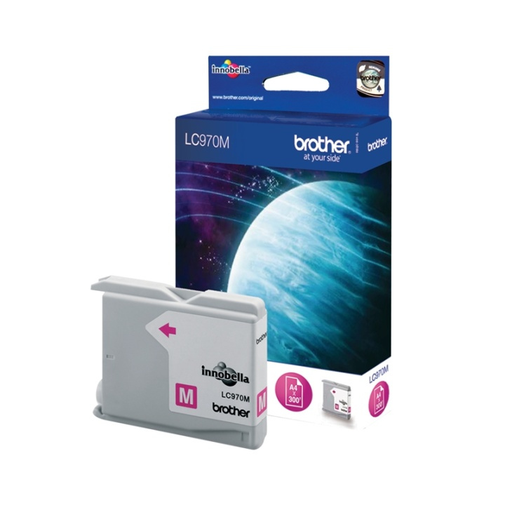 Brother LC970M bläckpatroner 1 styck Original Magenta in de groep COMPUTERS & RANDAPPARATUUR / Printers & Accessoires / Inkt & Toner / Inktpatronen / Brother bij TP E-commerce Nordic AB (A14036)