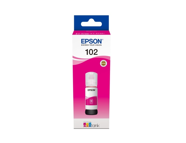 Epson 102 EcoTank Magenta ink bottle in de groep COMPUTERS & RANDAPPARATUUR / Printers & Accessoires / Inkt & Toner / Inktpatronen / Epson bij TP E-commerce Nordic AB (A14055)