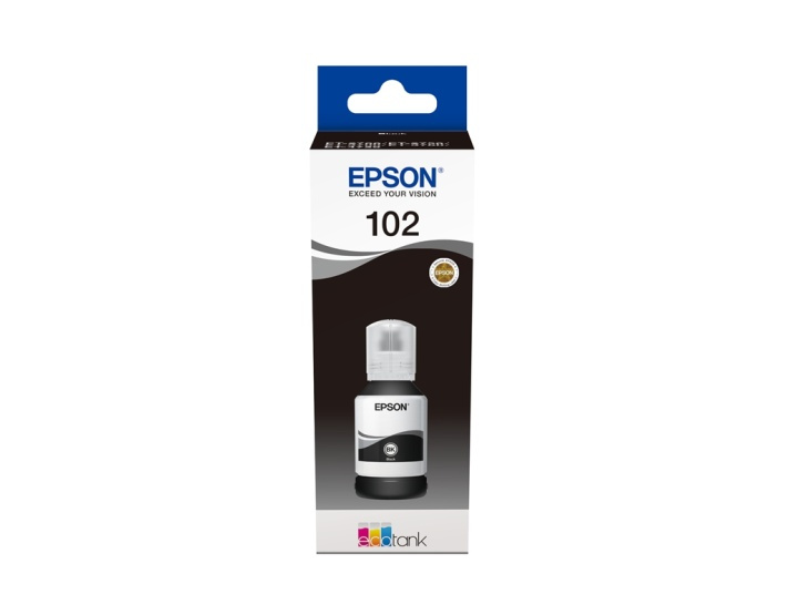 Epson 102 EcoTank Pigment Black ink bottle in de groep COMPUTERS & RANDAPPARATUUR / Printers & Accessoires / Inkt & Toner / Inktpatronen / Epson bij TP E-commerce Nordic AB (A14056)