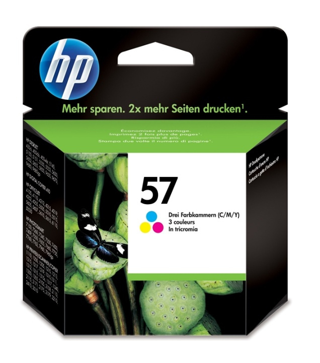 HP 57 CMY bläckpatroner 1 styck Original Cyan, Magenta, Gul in de groep COMPUTERS & RANDAPPARATUUR / Printers & Accessoires / Inkt & Toner / Inktpatronen / HP bij TP E-commerce Nordic AB (A14175)