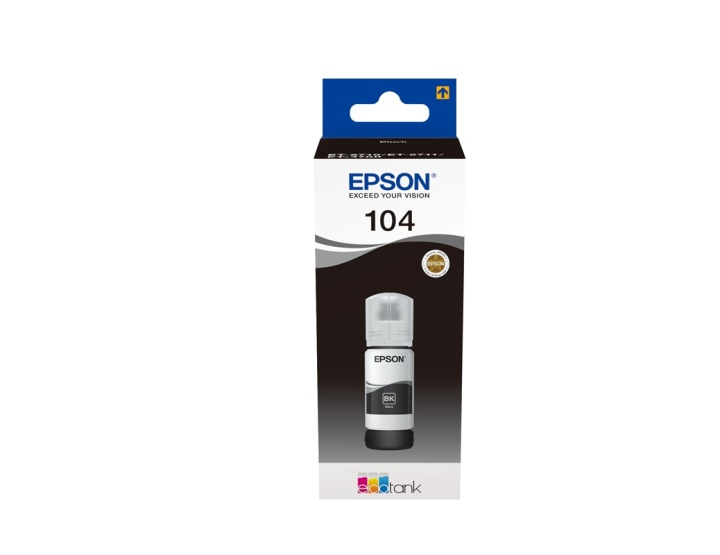 Epson 104 EcoTank Black ink bottle in de groep COMPUTERS & RANDAPPARATUUR / Printers & Accessoires / Inkt & Toner / Inktpatronen / Epson bij TP E-commerce Nordic AB (A14248)