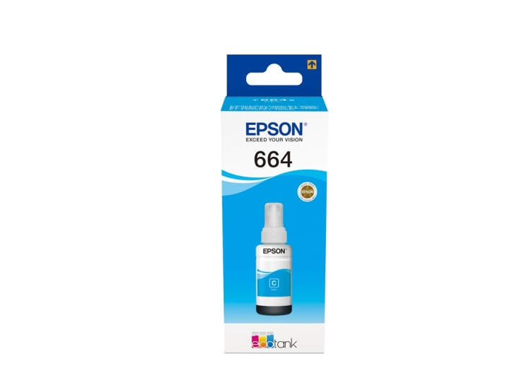 Epson 664 Ecotank Cyan ink bottle (70ml) in de groep COMPUTERS & RANDAPPARATUUR / Printers & Accessoires / Inkt & Toner / Inktpatronen / Epson bij TP E-commerce Nordic AB (A14250)