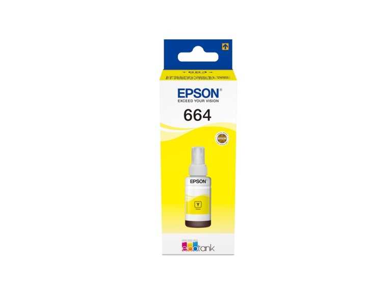 Epson 664 Ecotank Yellow ink bottle (70ml) in de groep COMPUTERS & RANDAPPARATUUR / Printers & Accessoires / Inkt & Toner / Inktpatronen / Epson bij TP E-commerce Nordic AB (A14252)