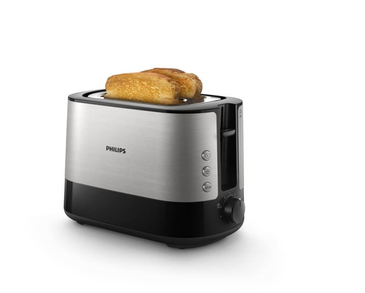 Philips Viva Collection Brödrost med två extra breda fack Brödrost in de groep HUISHOUDEN & TUIN / Huishoudelijke apparaten / Broodroosters & Broodgrills / Broodroosters bij TP E-commerce Nordic AB (A14258)
