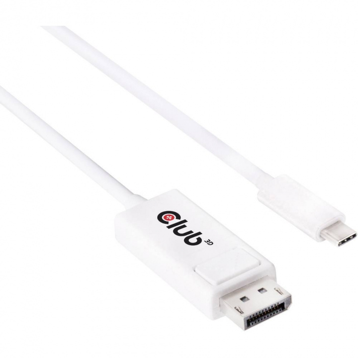 Club 3D USB 3.1 Type C-kabel naar DisplayPort 1,2 m in de groep COMPUTERS & RANDAPPARATUUR / Computerkabels / DisplayPort / Adapters bij TP E-commerce Nordic AB (A14280)
