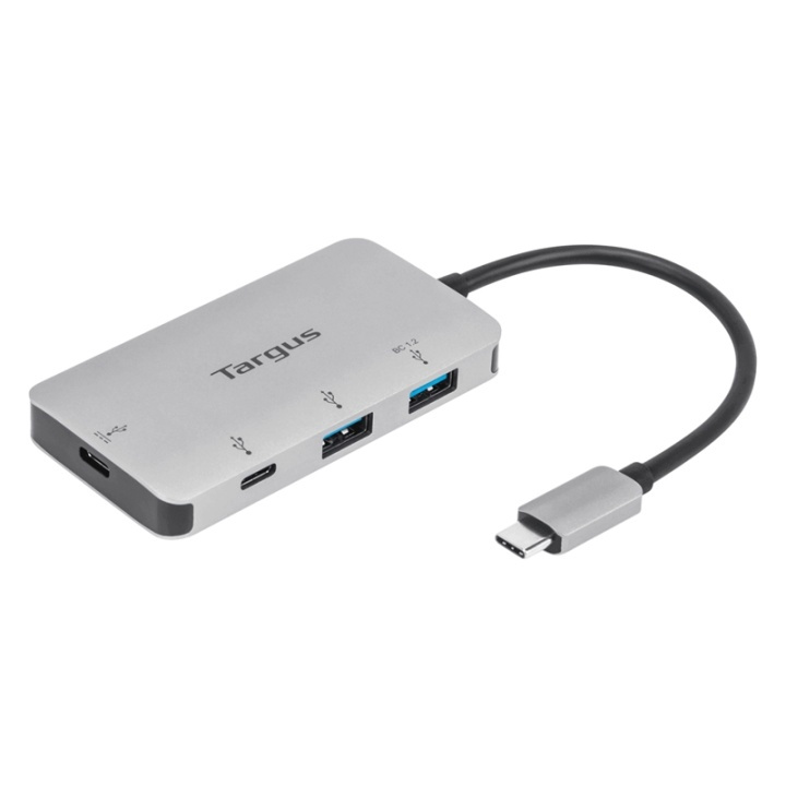 Targus ACH228 USB-C 2x USB-A+2x USB-C Silver in de groep COMPUTERS & RANDAPPARATUUR / Computeraccessoires / USB-hubs bij TP E-commerce Nordic AB (A14299)