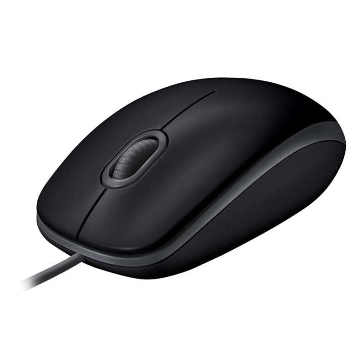 Logitech B110 datormöss Ambidextrous USB Type-A Optisk 1000 DPI in de groep COMPUTERS & RANDAPPARATUUR / Muizen en toetsenborden / Muizen / Met kabel bij TP E-commerce Nordic AB (A14412)