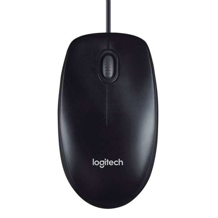 Logitech M100 datormöss Ambidextrous USB Type-A Optisk 1000 DPI in de groep COMPUTERS & RANDAPPARATUUR / Muizen en toetsenborden / Muizen / Met kabel bij TP E-commerce Nordic AB (A14422)