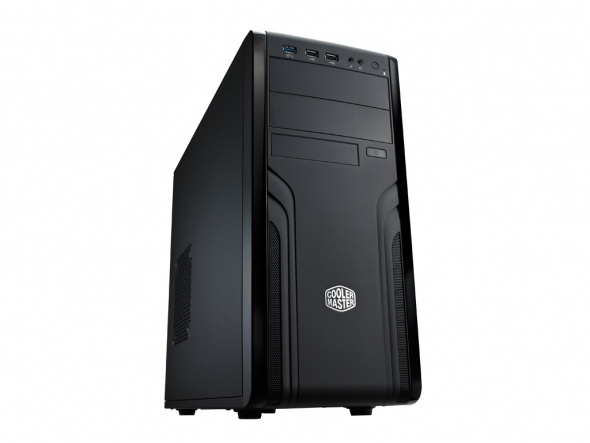 Cooler Master CM Force 500 Midi Tower Svart in de groep COMPUTERS & RANDAPPARATUUR / Computeronderdelen / Chassis bij TP E-commerce Nordic AB (A14501)