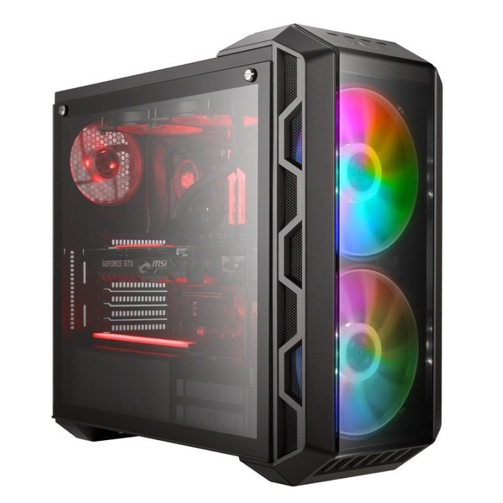Cooler Master MasterCase H500 ARGB Midi Tower Grå in de groep COMPUTERS & RANDAPPARATUUR / Computeronderdelen / Chassis bij TP E-commerce Nordic AB (A14529)