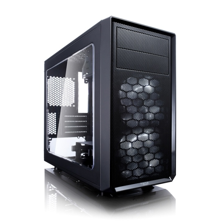 Fractal Design Focus G Mini Mini Tower Svart in de groep COMPUTERS & RANDAPPARATUUR / Computeronderdelen / Chassis bij TP E-commerce Nordic AB (A14542)