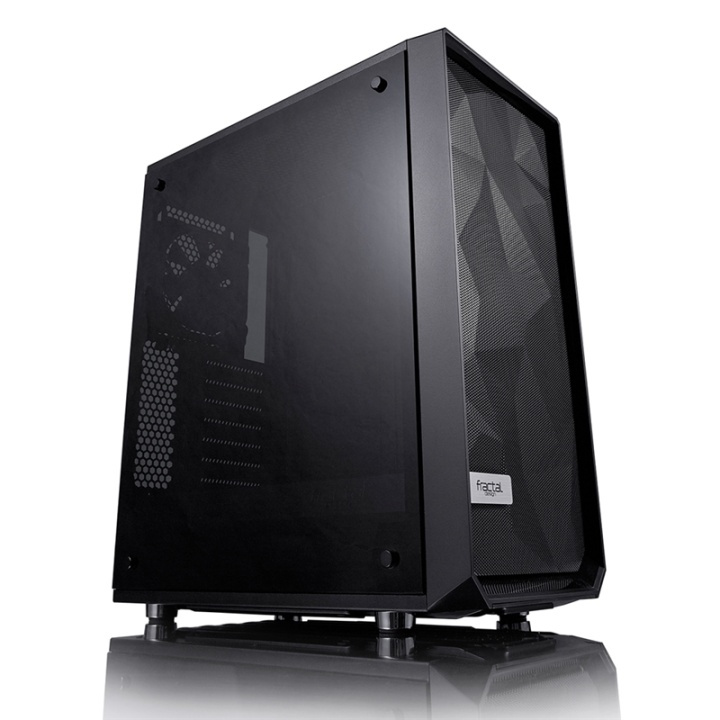 Fractal Design Meshify C Midi Tower Svart in de groep COMPUTERS & RANDAPPARATUUR / Computeronderdelen / Chassis bij TP E-commerce Nordic AB (A14546)