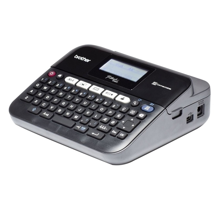 Brother PT-D450VP etikettskrivare Termal transfer 180 x 180 DPI Kabel TZe QWERTY in de groep COMPUTERS & RANDAPPARATUUR / Printers & Accessoires / Printers / Label machines & Accessoires / Schrijven & Accessoires bij TP E-commerce Nordic AB (A14634)