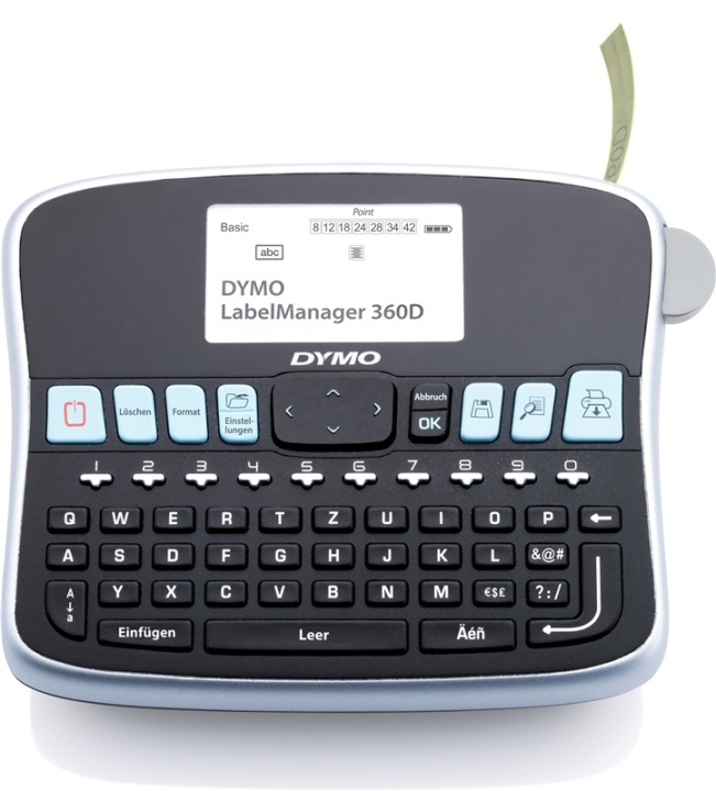 DYMO LabelManager T 360D QWZ in de groep COMPUTERS & RANDAPPARATUUR / Printers & Accessoires / Printers / Label machines & Accessoires / Schrijven & Accessoires bij TP E-commerce Nordic AB (A14645)