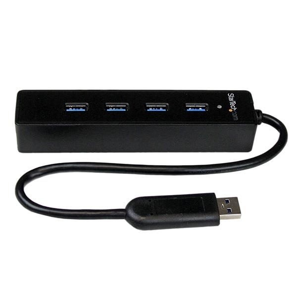 StarTech.com ST4300PBU3 gränssnittshubbar USB 3.2 Gen 1 (3.1 Gen 1) Type-A 5000 in de groep COMPUTERS & RANDAPPARATUUR / Computeraccessoires / USB-hubs bij TP E-commerce Nordic AB (A14775)