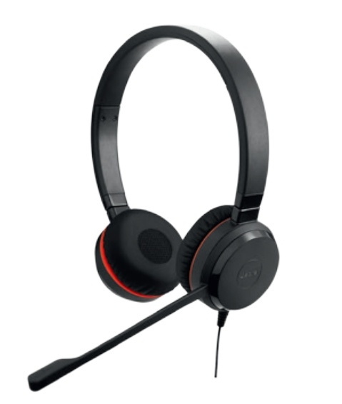 Jabra Evolve 20SE MS Stereo Headset Huvudband Svart in de groep COMPUTERS & RANDAPPARATUUR / GAMING / Koptelefoon bij TP E-commerce Nordic AB (A14849)