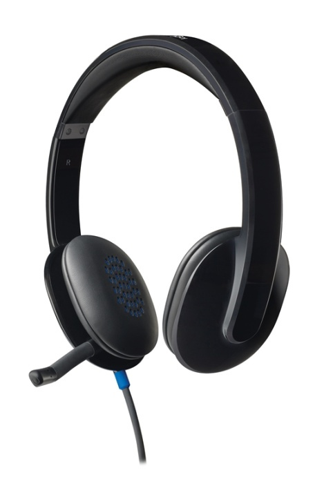 Logitech H540 Headset Huvudband USB Type-A Svart in de groep COMPUTERS & RANDAPPARATUUR / Computeraccessoires / Koptelefoon bij TP E-commerce Nordic AB (A14873)