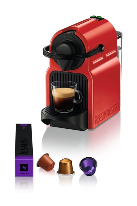 Krups Inissia XN1005 Ruby Red Pod coffee machine 0,7 l in de groep HUISHOUDEN & TUIN / Huishoudelijke apparaten / Koffiezetapparaten en accessoires / Koffiezetapparaten bij TP E-commerce Nordic AB (A14989)