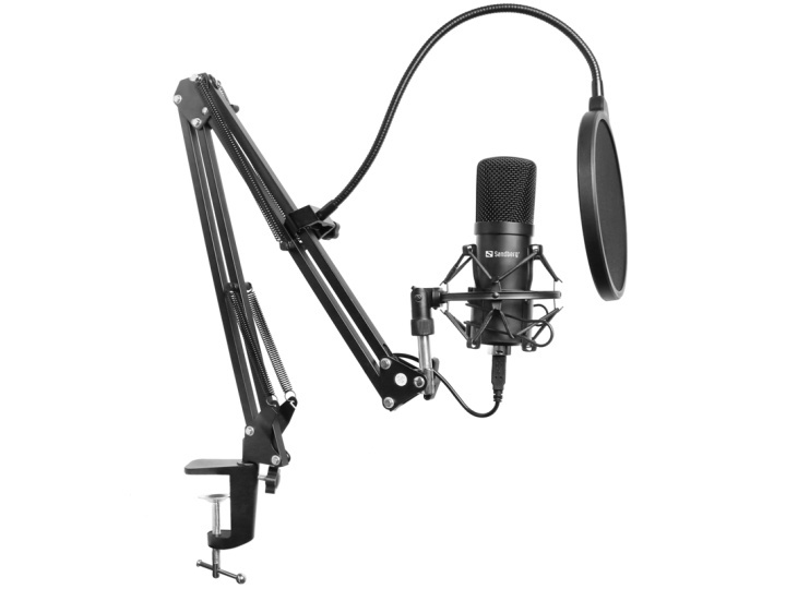 Sandberg Streamer USB Microphone Kit in de groep COMPUTERS & RANDAPPARATUUR / Computeraccessoires / Microfoons bij TP E-commerce Nordic AB (A15031)