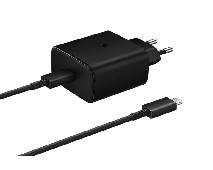 Samsung EP-TA845 Snabbladdare PD 3.0 45W med kabel 1 m, Svart in de groep SMARTPHONE & TABLETS / Opladers & Kabels / Wandoplader / Wandoplader Type C bij TP E-commerce Nordic AB (A15057)