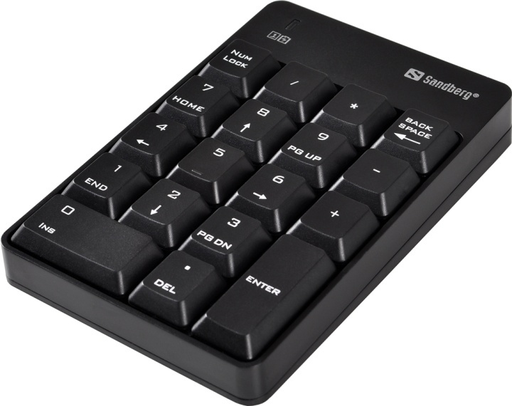 Sandberg Wireless Numeric Keypad 2 in de groep COMPUTERS & RANDAPPARATUUR / Muizen en toetsenborden / Toetsenborden / Draadloos bij TP E-commerce Nordic AB (A15199)