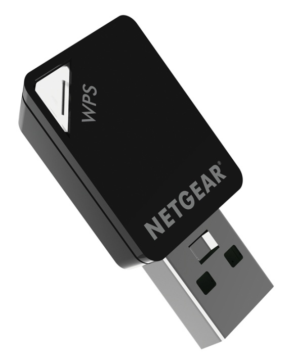 Netgear A6100 WLAN 433 Mbit/s in de groep COMPUTERS & RANDAPPARATUUR / Netwerk / Netwerkkaarten / USB bij TP E-commerce Nordic AB (A15245)