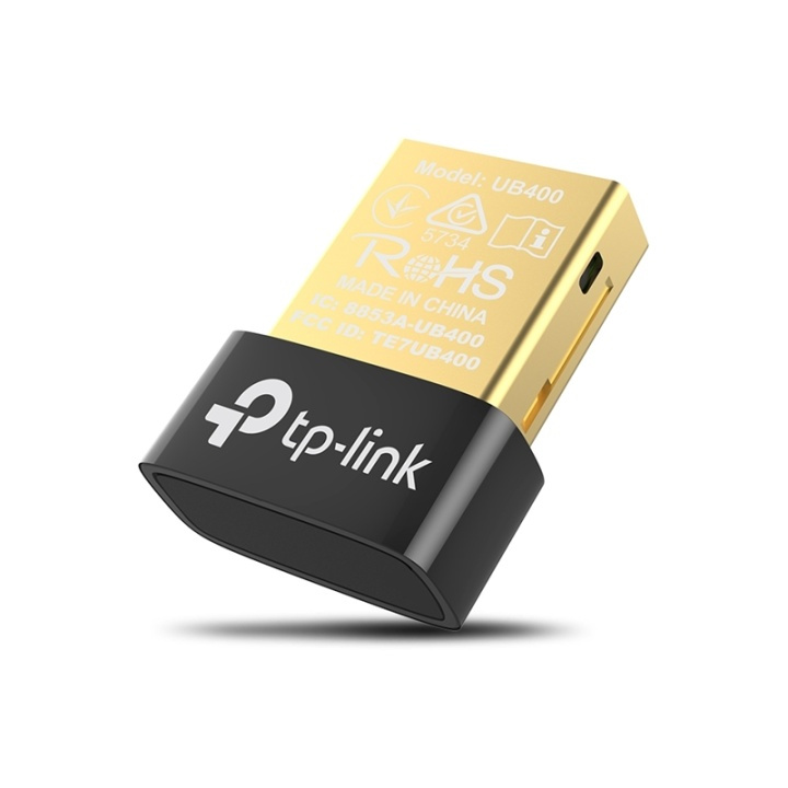 TP-LINK UB400 nätverkskort/adapters Bluetooth in de groep COMPUTERS & RANDAPPARATUUR / Computeraccessoires / Bluetooth-adapters bij TP E-commerce Nordic AB (A15265)