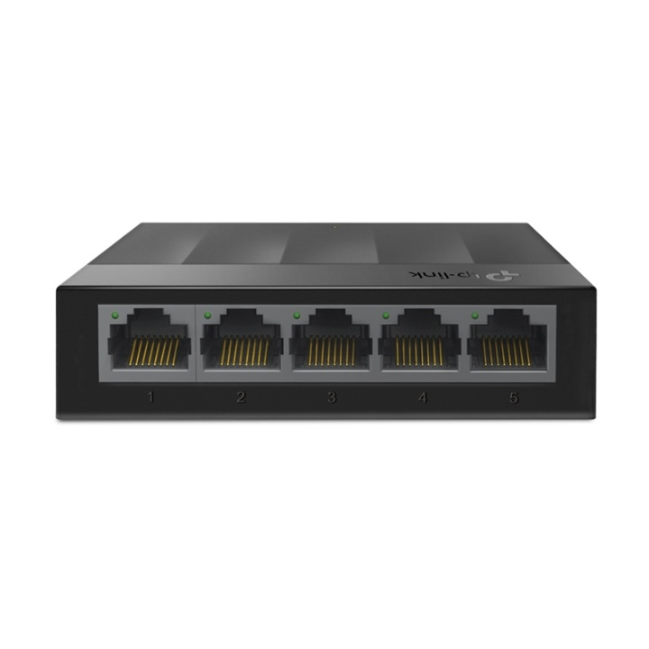 TP-LINK LS1005G Ohanterad Gigabit Ethernet (10/100/1000) Svart in de groep COMPUTERS & RANDAPPARATUUR / Netwerk / Schakelaars bij TP E-commerce Nordic AB (A15282)