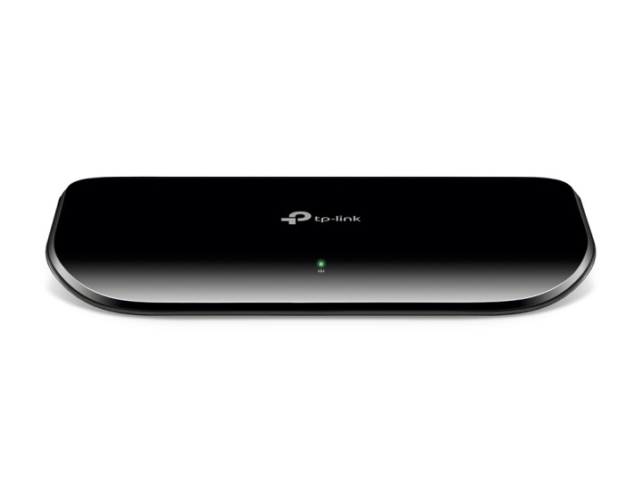 TP-LINK TL-SG1008D Ohanterad Gigabit Ethernet (10/100/1000) Svart in de groep COMPUTERS & RANDAPPARATUUR / Netwerk / Schakelaars bij TP E-commerce Nordic AB (A15289)