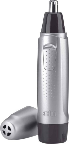 Braun Exact Series EN 10 precisionstrimmer Svart, Silver in de groep BEAUTY & HEALTH / Haar & Styling / Scheren & Trimmen / Neushaartrimmer bij TP E-commerce Nordic AB (A15351)