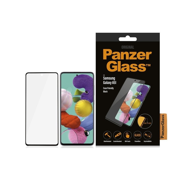 PanzerGlass 7216 Genomskinligt skärmskydd för Galaxy A51 1 styck in de groep SMARTPHONE & TABLETS / Mobielbescherming / Samsung bij TP E-commerce Nordic AB (A15460)