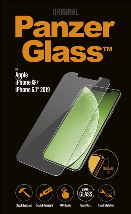 PanzerGlass 2662 skärmskydd Genomskinligt skärmskydd Apple 1 styck in de groep SMARTPHONE & TABLETS / Mobielbescherming / Apple / iPhone XR / Screen Protectors bij TP E-commerce Nordic AB (A15476)