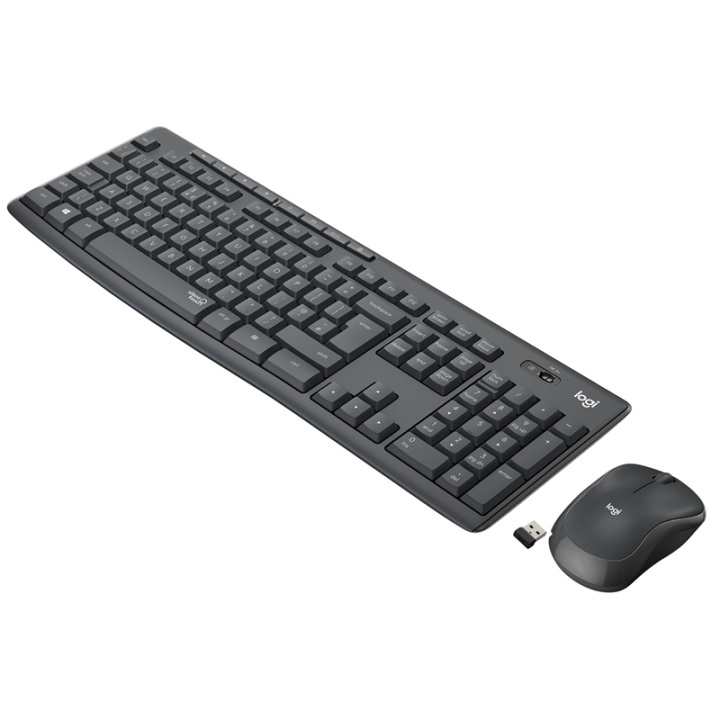 Logitech MK295 Silent Wireless Combo tangentbord RF Trådlös QWERTY Amerikanskt i in de groep COMPUTERS & RANDAPPARATUUR / Muizen en toetsenborden / Toetsenborden / Draadloos bij TP E-commerce Nordic AB (A15632)