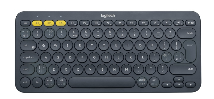 Logitech K380 tangentbord Bluetooth QWERTY Nordiska språk Grå in de groep COMPUTERS & RANDAPPARATUUR / Muizen en toetsenborden / Toetsenborden / Draadloos bij TP E-commerce Nordic AB (A15635)