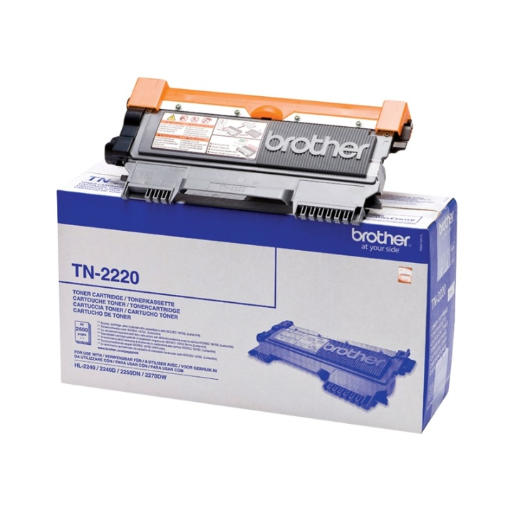 Brother TN-2220 Tonerkassett 1 styck Original Svart in de groep COMPUTERS & RANDAPPARATUUR / Printers & Accessoires / Inkt & Toner / Toner / Brother bij TP E-commerce Nordic AB (A15687)