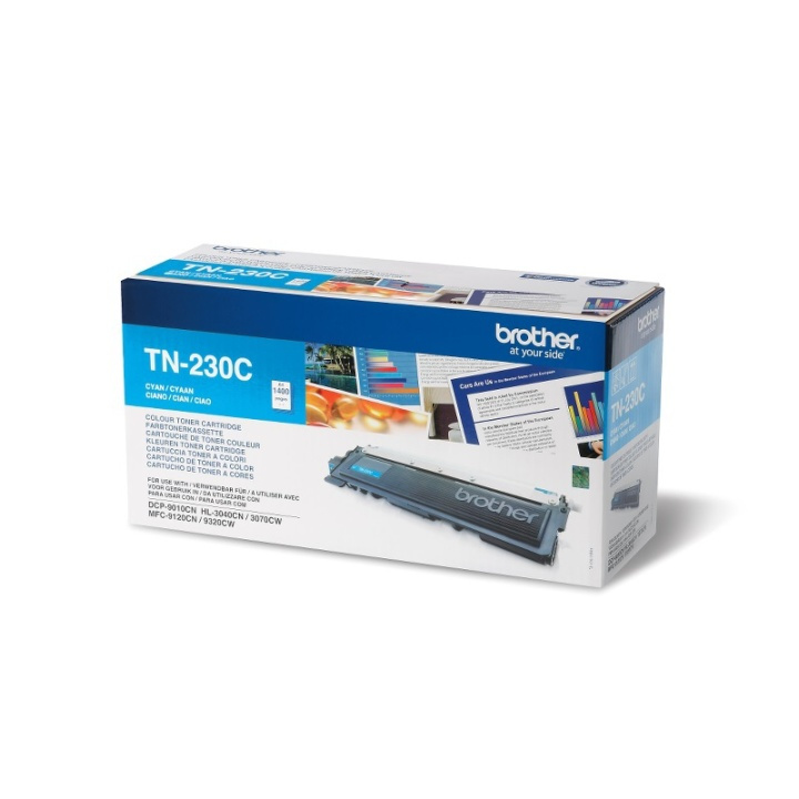 Brother TN-230C Tonerkassett 1 styck Original Cyan in de groep COMPUTERS & RANDAPPARATUUR / Printers & Accessoires / Inkt & Toner / Toner / Brother bij TP E-commerce Nordic AB (A15689)