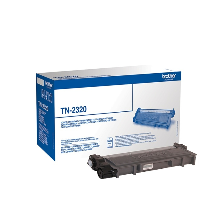 Brother TN-2320 Tonerkassett 1 styck Original Svart in de groep COMPUTERS & RANDAPPARATUUR / Printers & Accessoires / Inkt & Toner / Toner / Brother bij TP E-commerce Nordic AB (A15693)