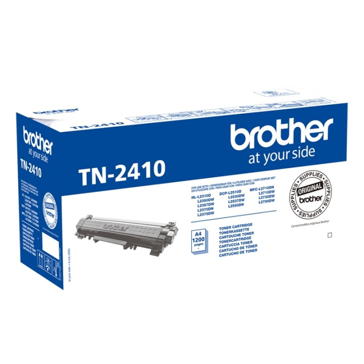 Brother TN-2410 Tonerkassett 1 styck Original Svart in de groep COMPUTERS & RANDAPPARATUUR / Printers & Accessoires / Inkt & Toner / Toner / Brother bij TP E-commerce Nordic AB (A15694)